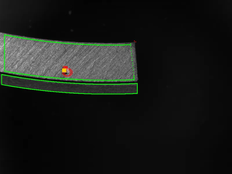 Top and side surface of the ring